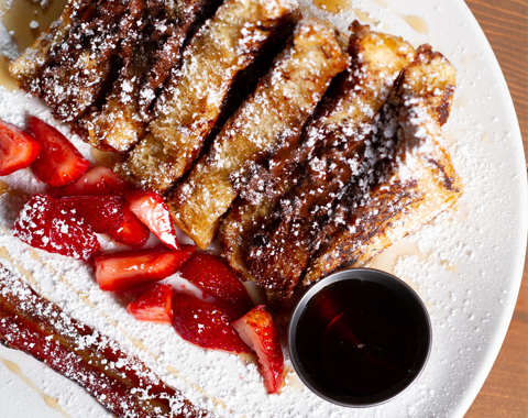 Nutella and Bacon Stuffed French Toast