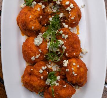 Spicy Buffalo Cauliflower Bites